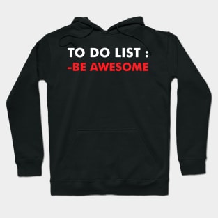 To do list Hoodie